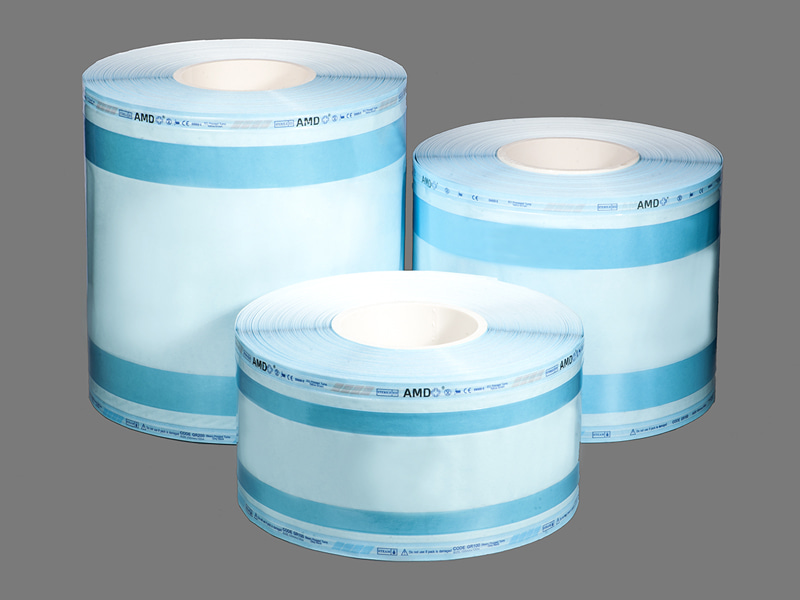 AMD sterilizacija gusseted koluta